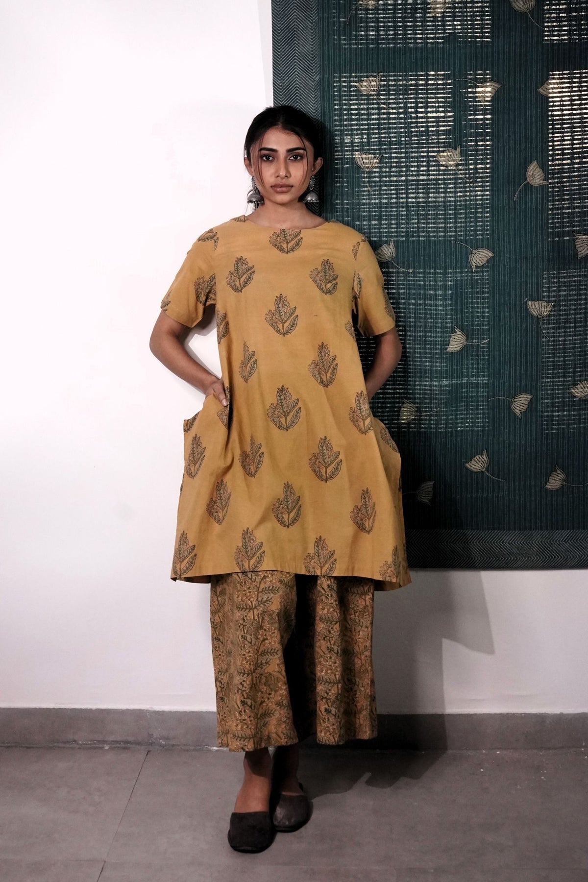 Basant A-line Short Kurta