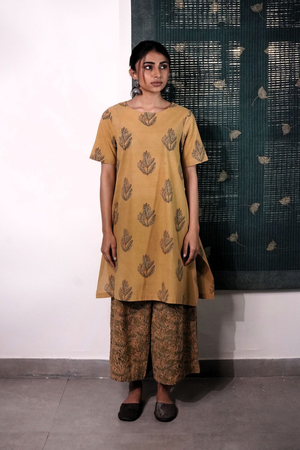 Basant A-line Short Kurta