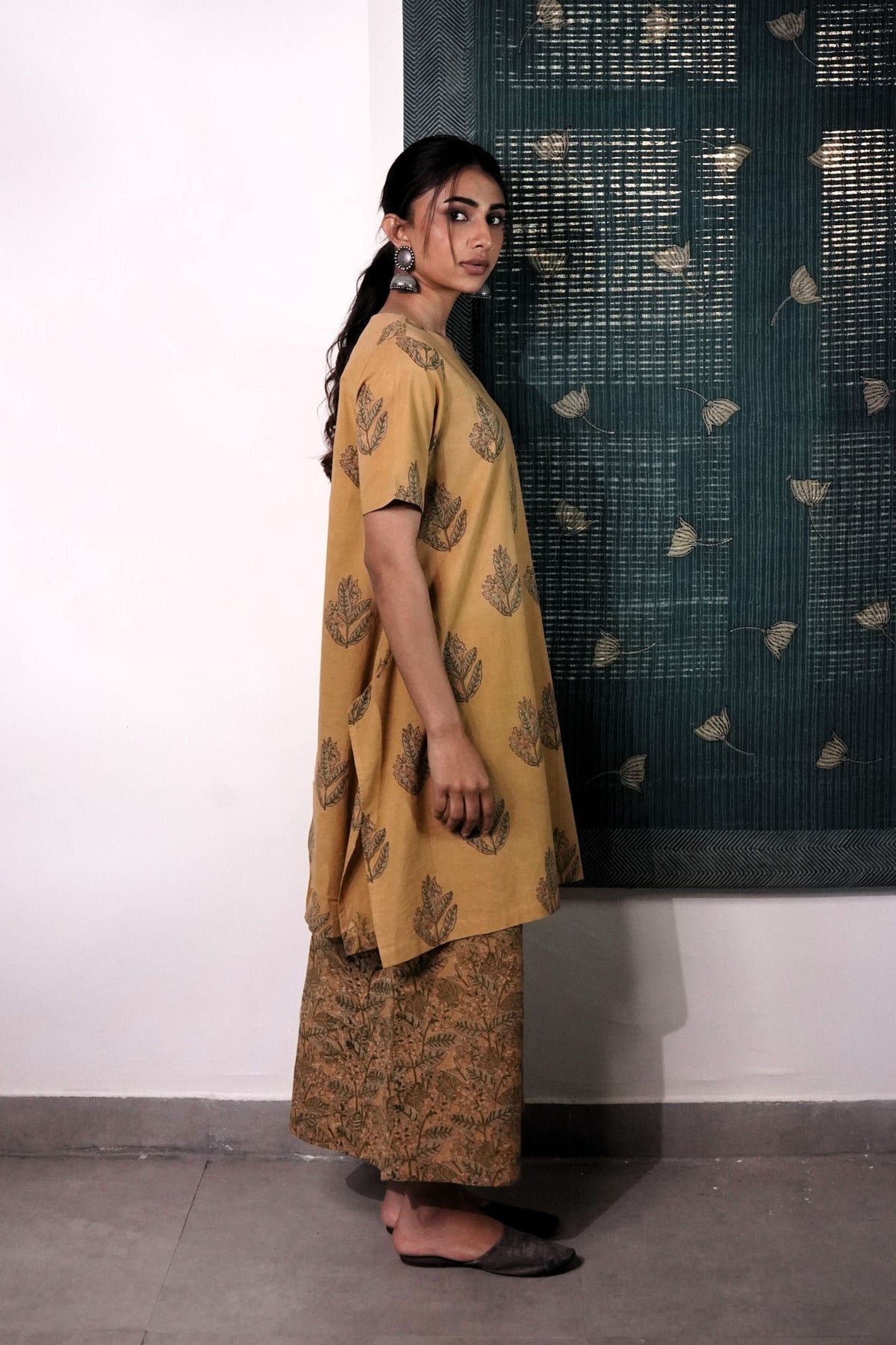 Basant A-line Short Kurta