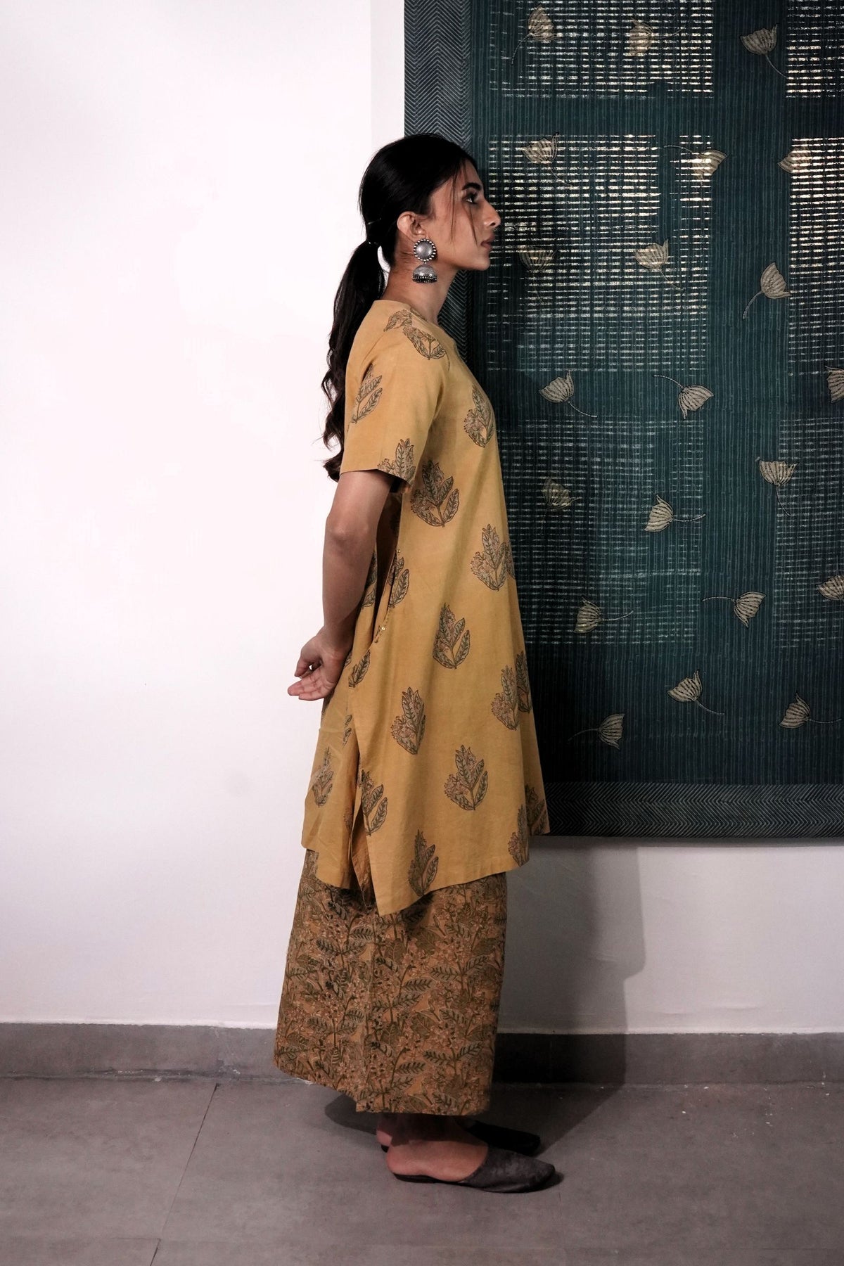 Basant A-line Short Kurta