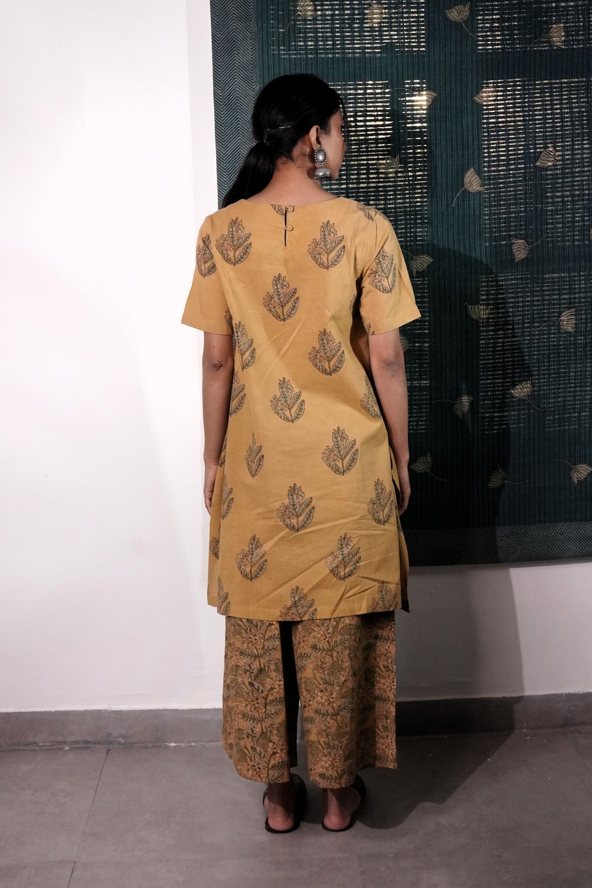 Basant A-line Short Kurta