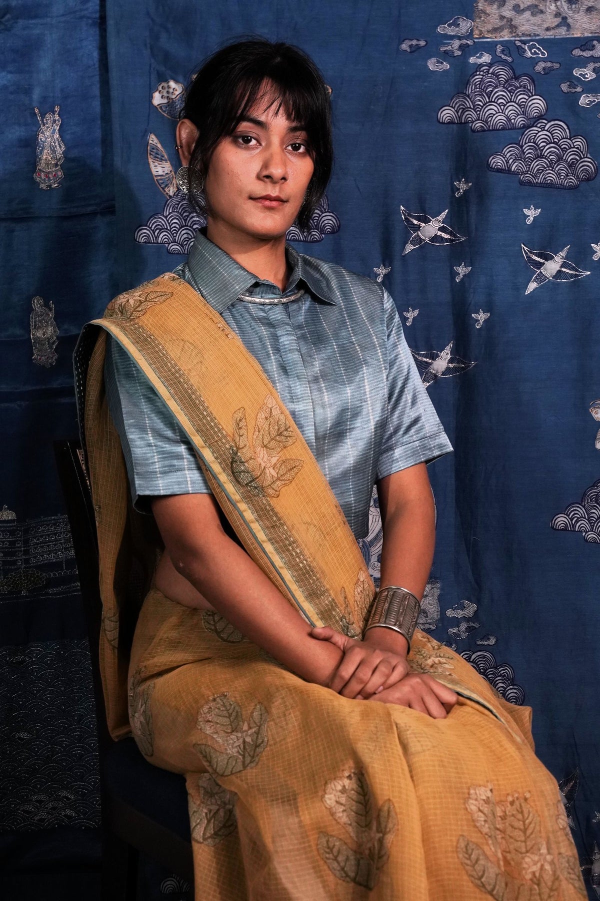 Basant Aakda Saree