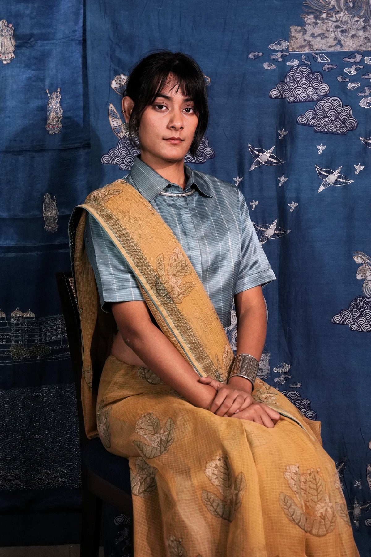 Basant Aakda Saree