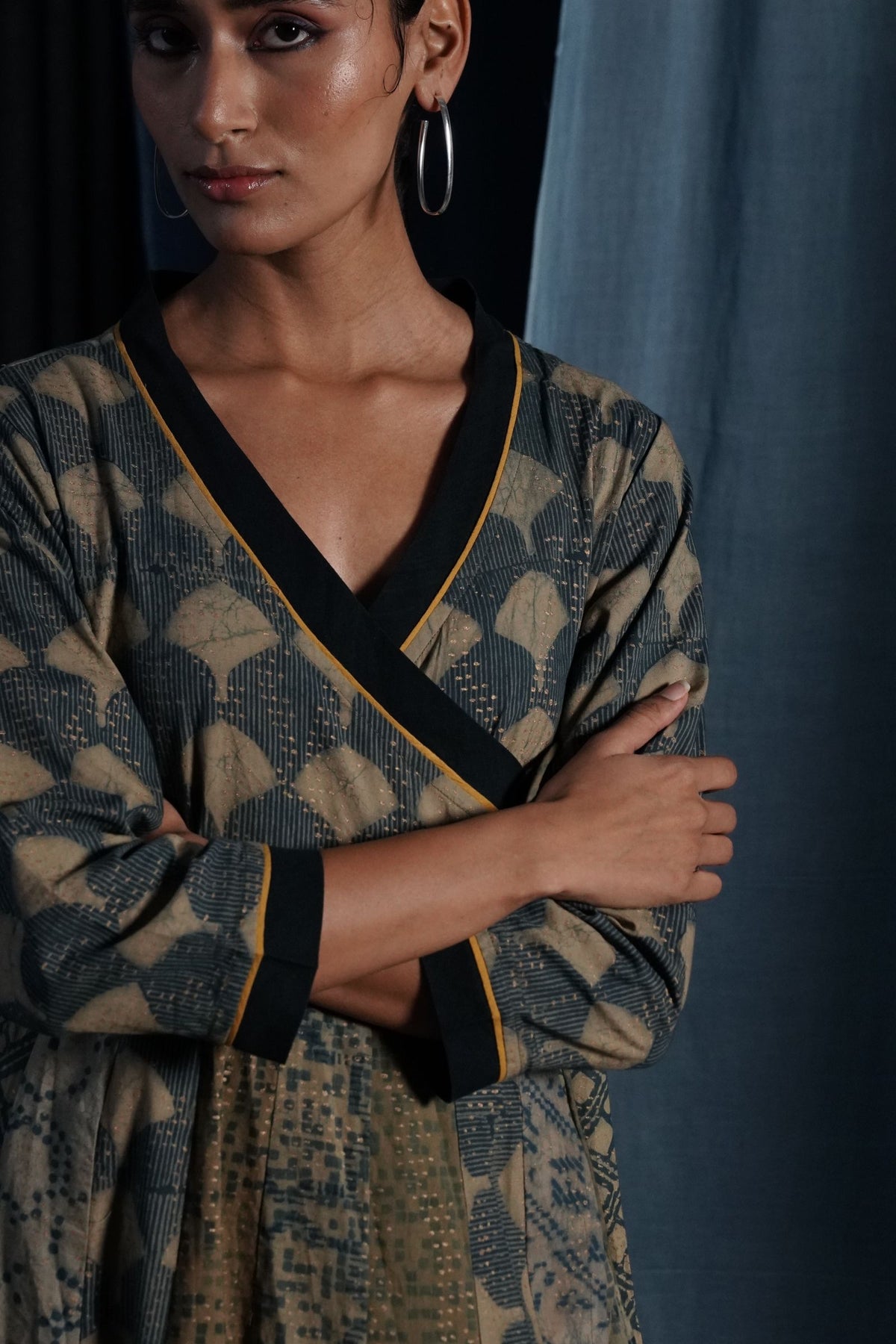 EcoCouture Angarkha - Indigo