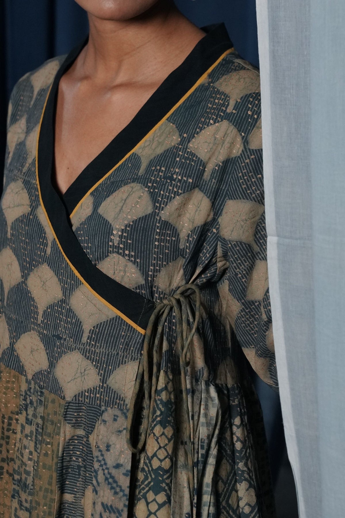 EcoCouture Angarkha - Indigo