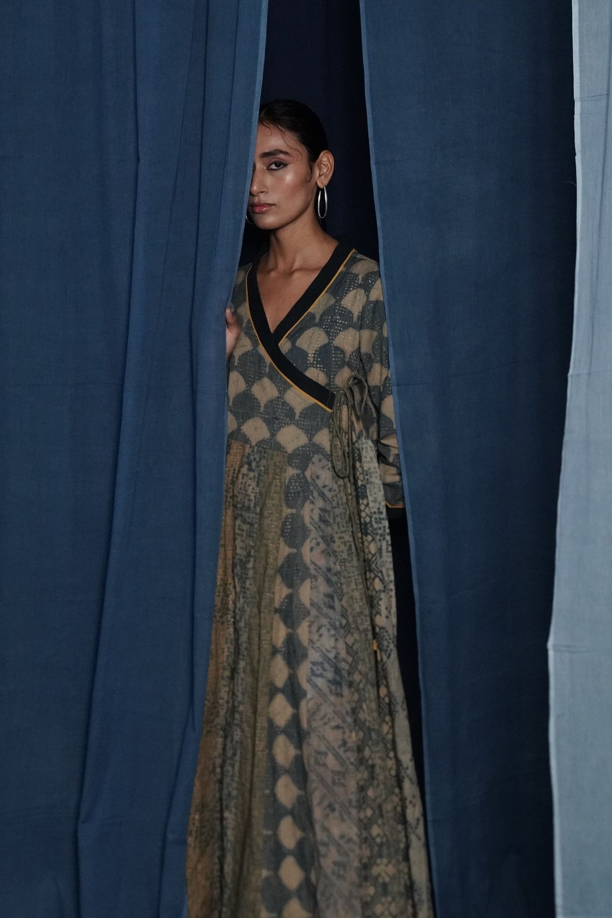 EcoCouture Angarkha - Indigo