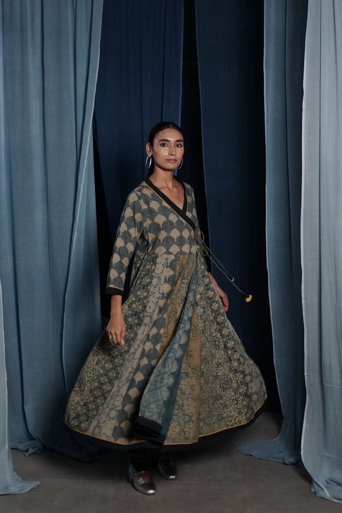 EcoCouture Angarkha - Indigo