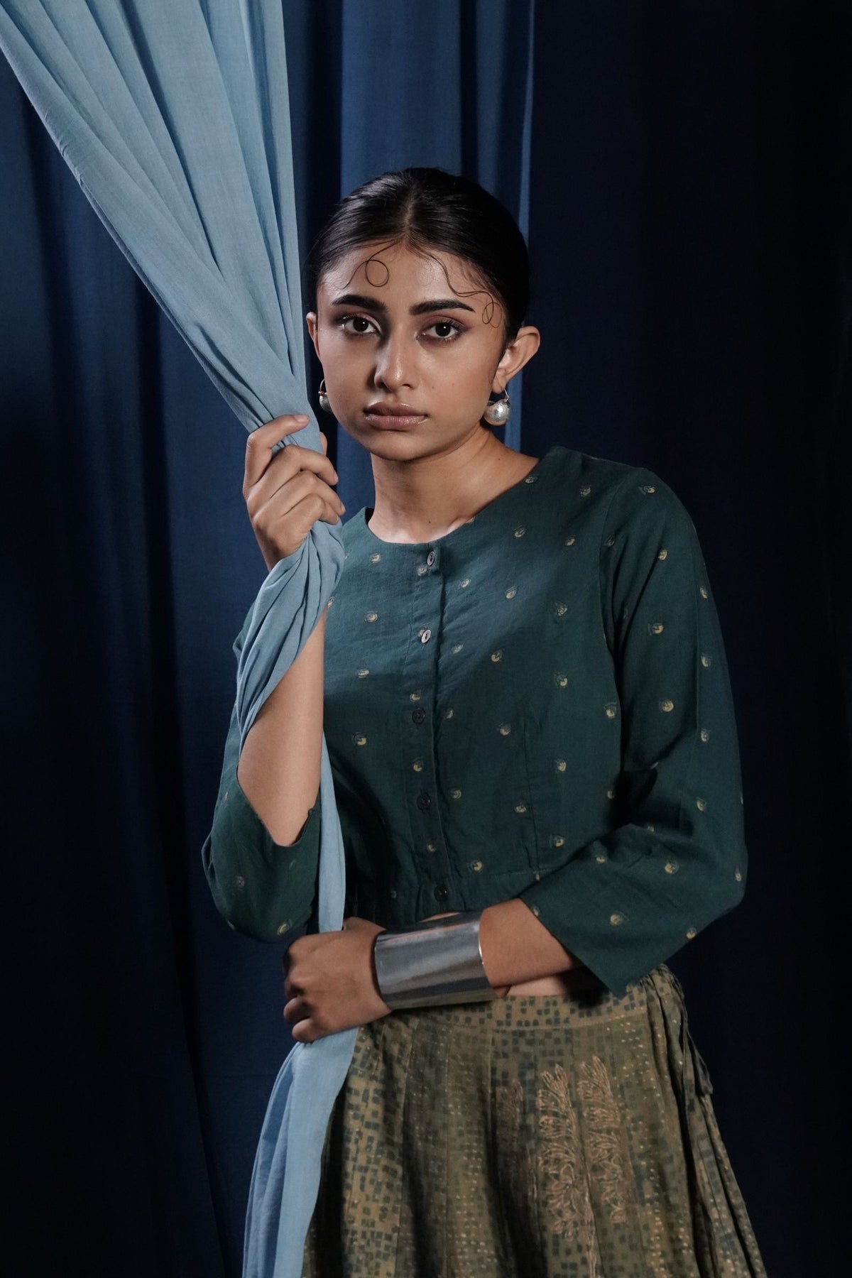 EcoCouture Blouse - Green