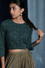 EcoCouture Blouse - Green