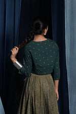 EcoCouture Blouse - Green