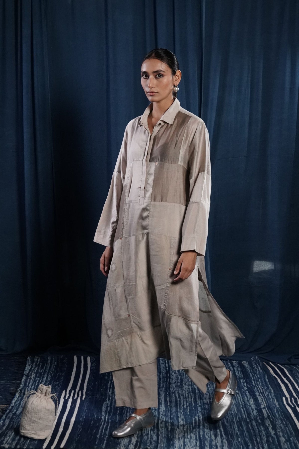 EcoCouture Patchwork Kurta - Kashish