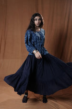 Khejri Skirt : Indigo