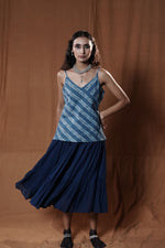 Khejri Strap Top : Indigo