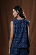 Khejri Butti Top : Indigo