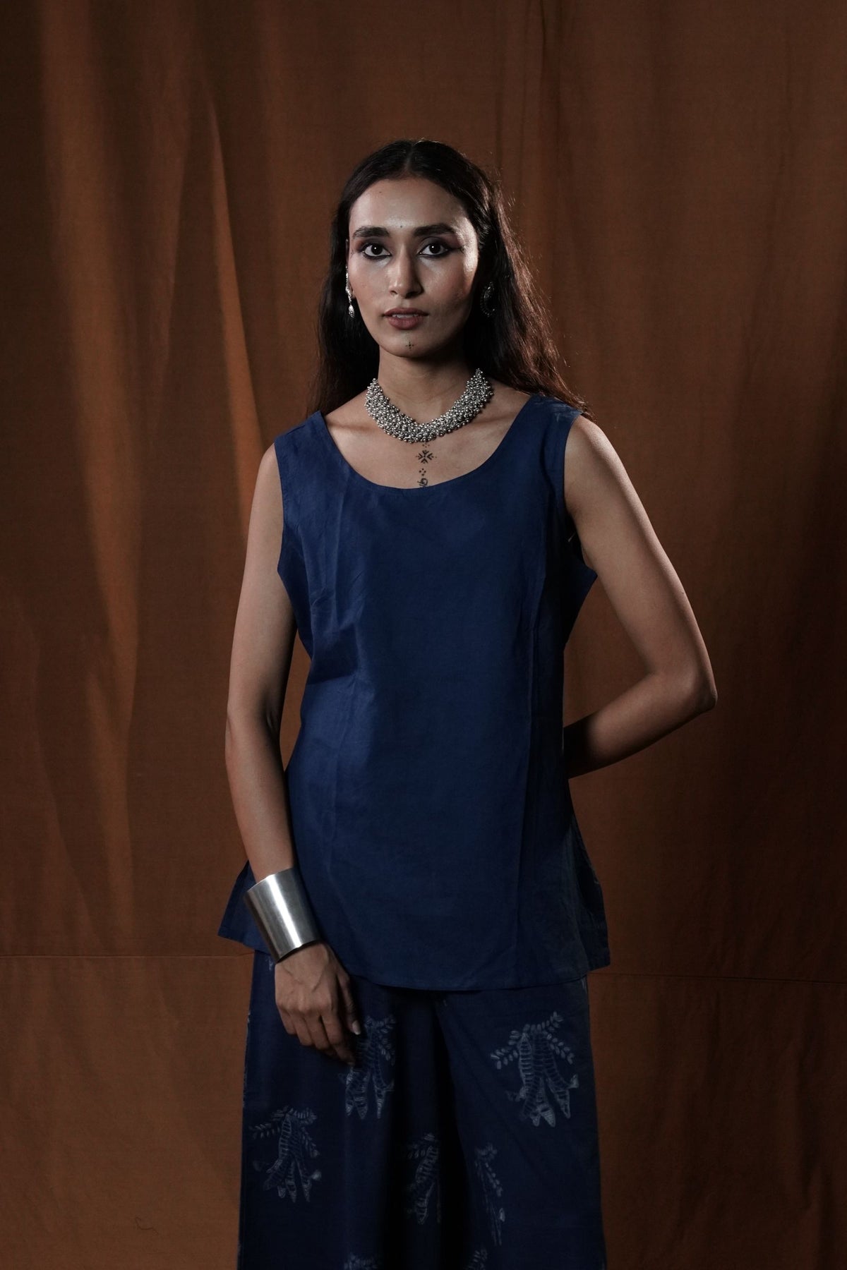Khejri Top : Indigo