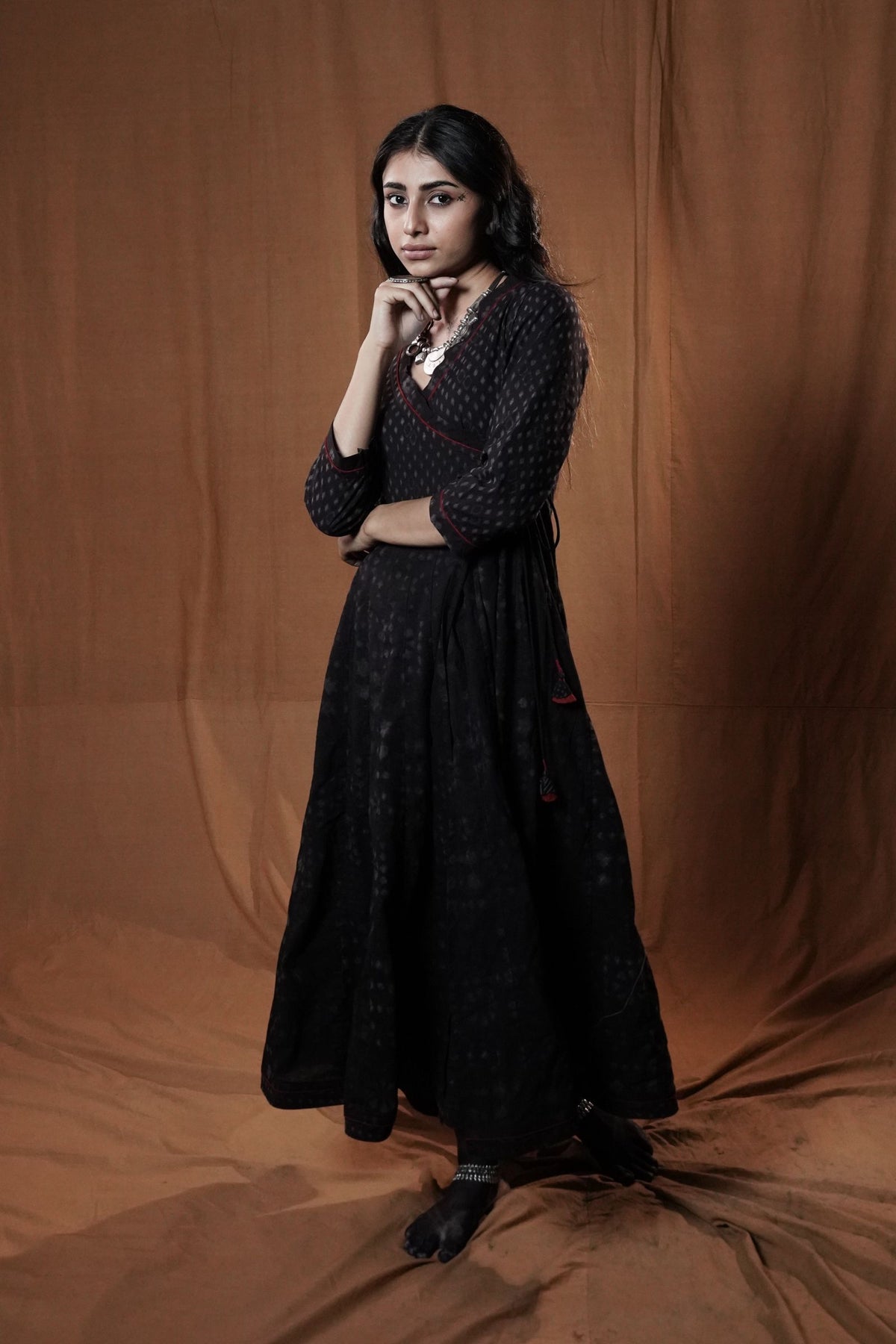EcoCouture Angarkha - Black