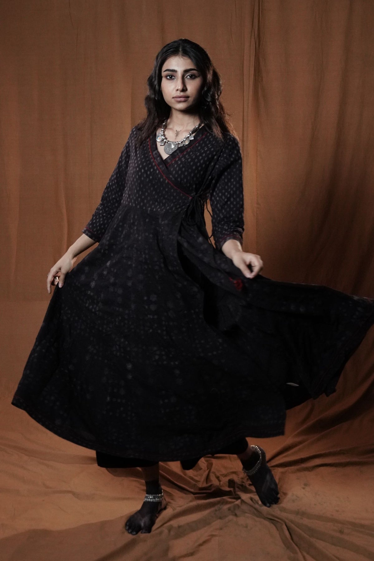 EcoCouture Angarkha - Black