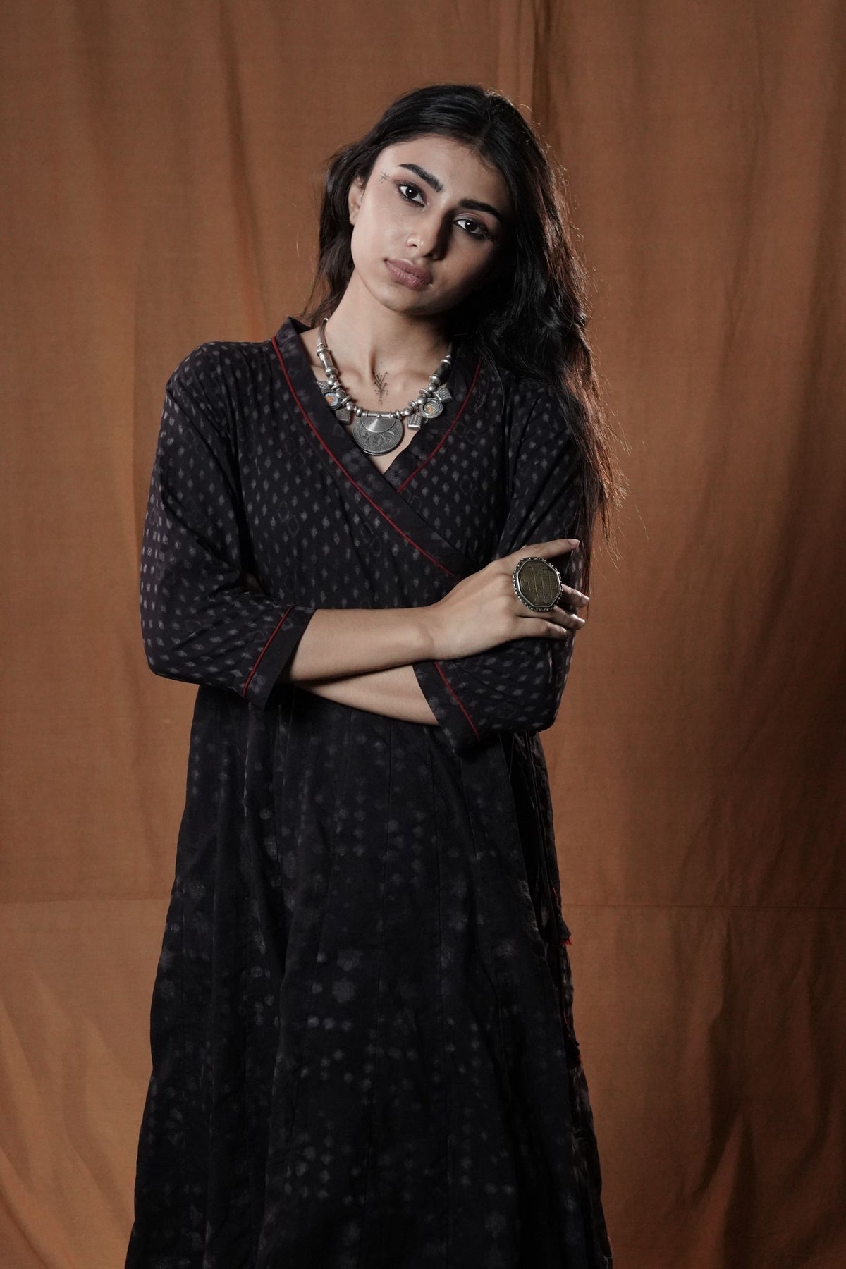 EcoCouture Angarkha - Black