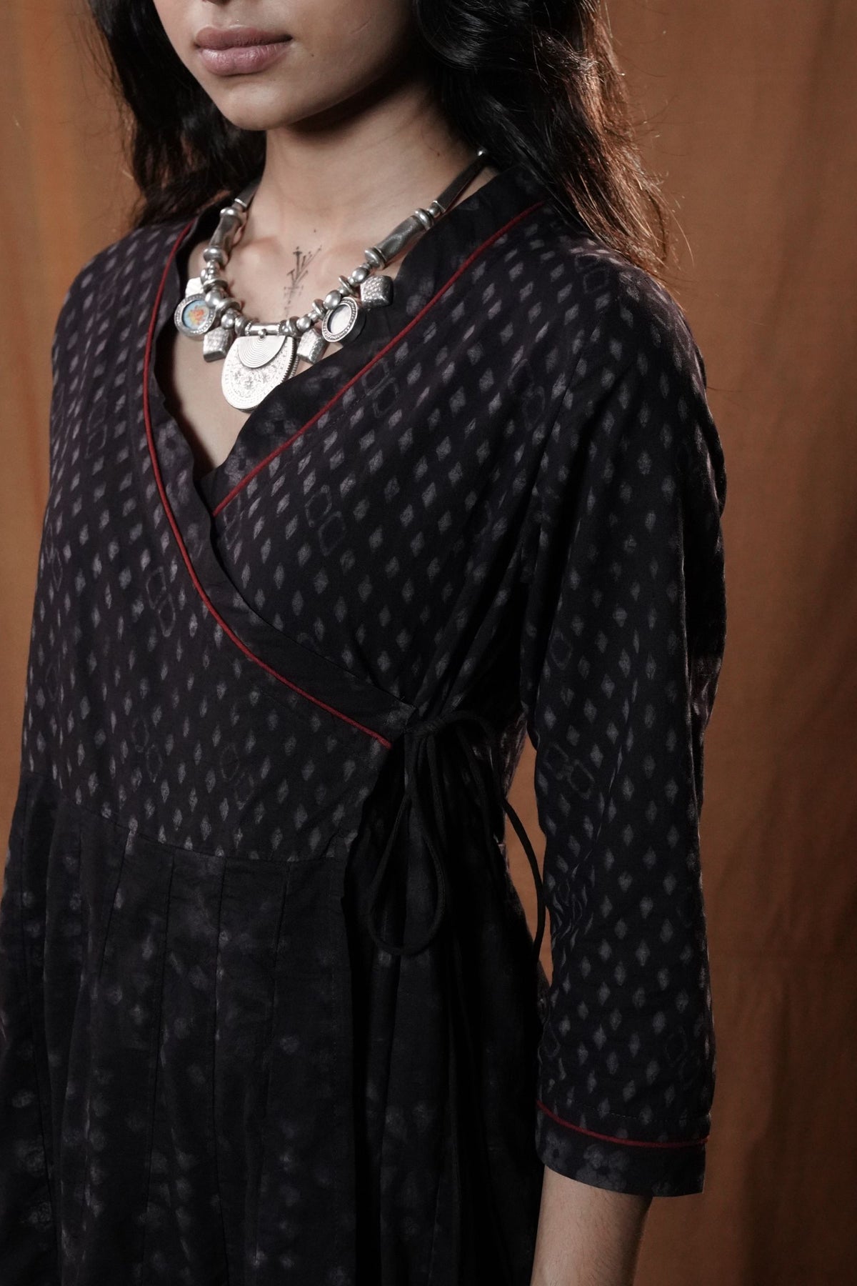 EcoCouture Angarkha - Black